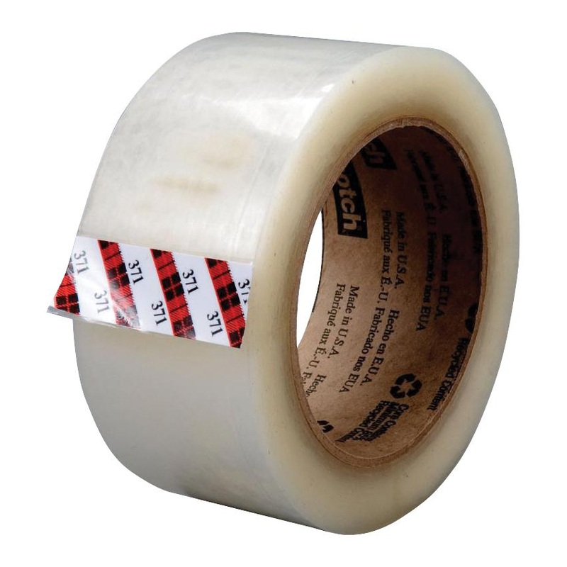 3M 371 CLEAR 48 MM X 100 M Tape PP 48MM 100M Transparent