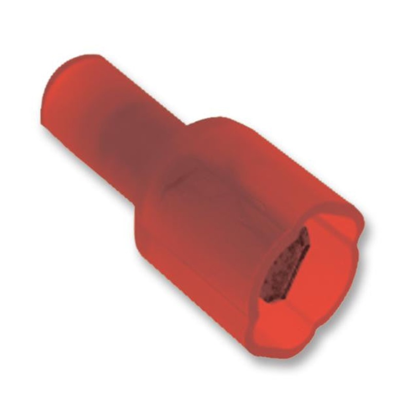 3M MNU18-187DMIK CRIMP TERMINAL, 4.7MM, MALE, RED