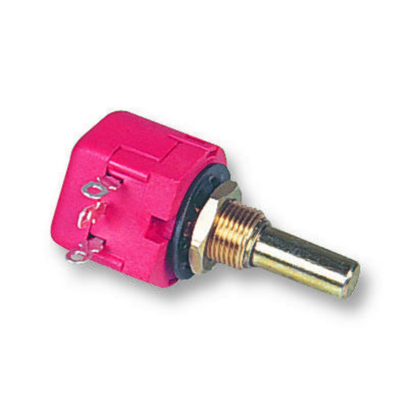 AB ELEKTRONIK ABW1 250R Rotary Potentiometer, Wirewound, 250 ohm, 1 W,  10%, ABW1 Series, 1 Turns, Linear