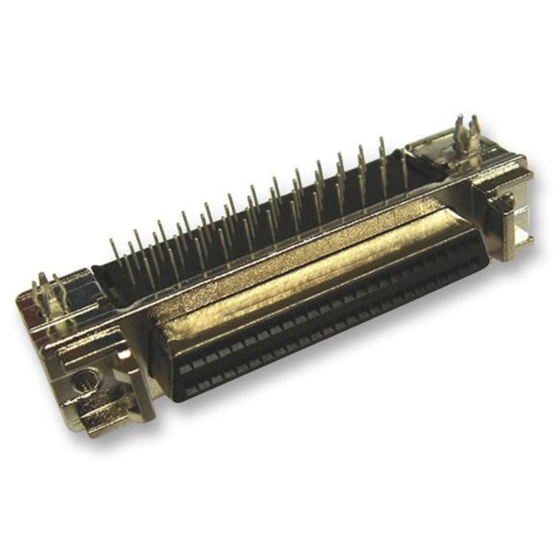 AMP – TE CONNECTIVITY 1761028-3 Standard D Sub Connector, 50 Contacts, Receptacle, DD, AMPLIMITE 0.050 Series, Steel Body, Solder