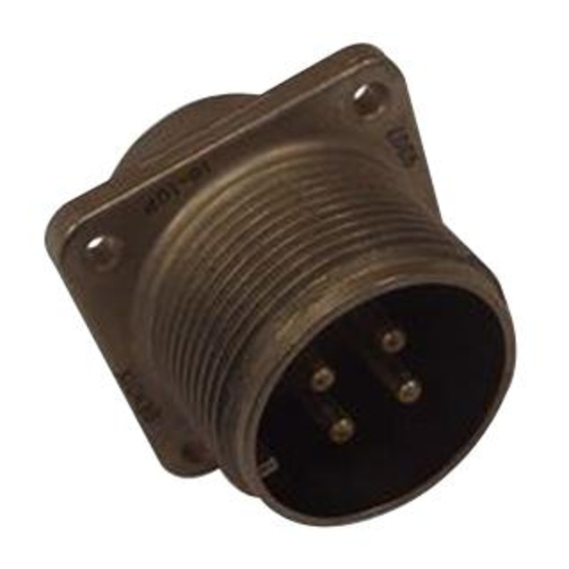 Amphenol Industrial ACC02E14S-9P-003 ACC02E14S-9P-003 Circular Connector AC Box Mount Receptacle 2 Contacts Crimp Pin Threaded 14S-9