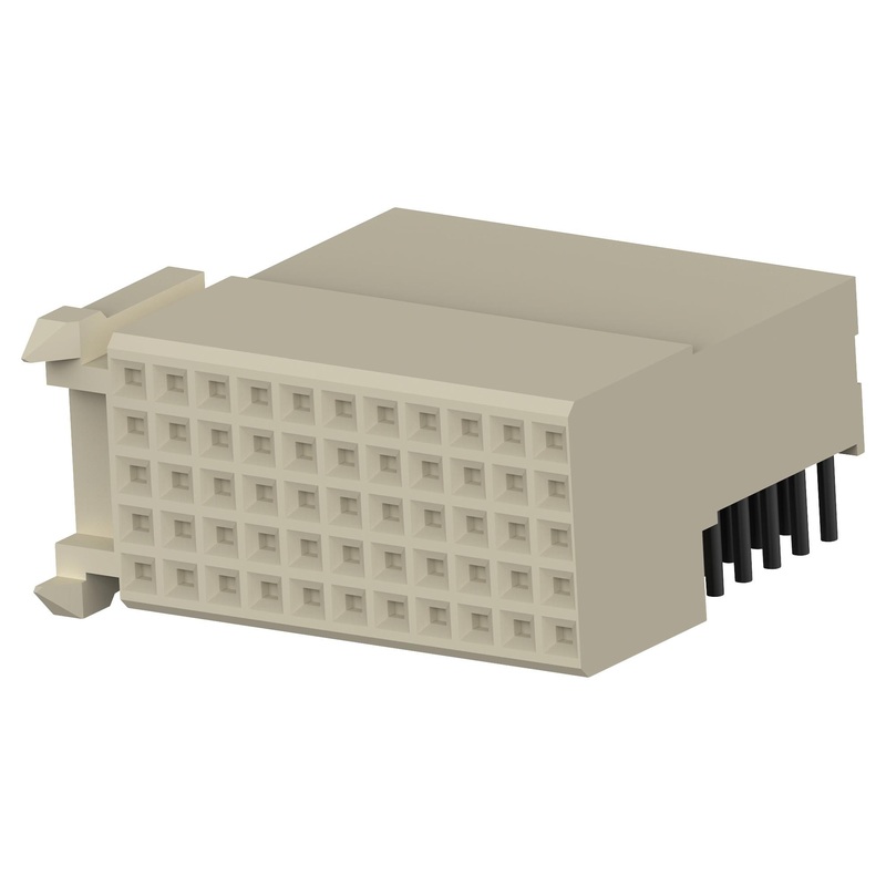 AMP – TE Connectivity 5100161-1 5100161-1 Connector Z-PACK 55 Contacts 2 mm Receptacle Through Hole 5 Rows