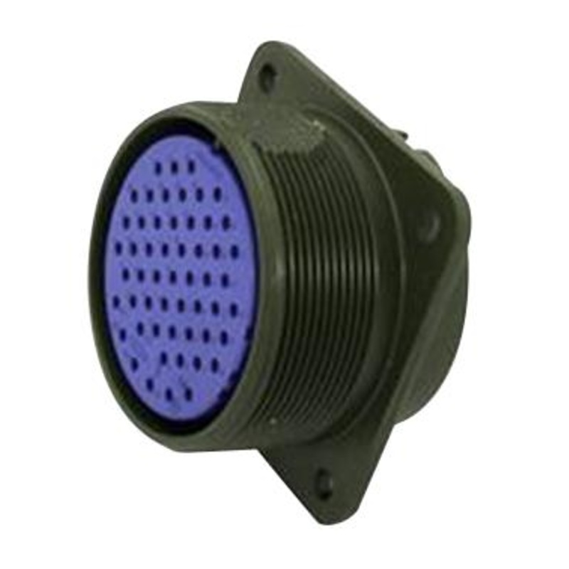 Amphenol AIT2-18-10PS Circular Connector AIT Series Box Mount Receptacle 4 Contacts Solder Pin Threaded 18-10