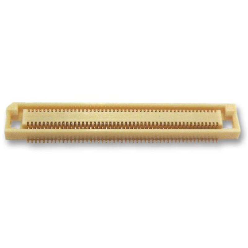 HIROSE(HRS) FX8C-100S-SV(71) Mezzanine Connector Receptacle 0.6 mm 2 Rows 100 Contacts Surface Mount Phosphor Bronze