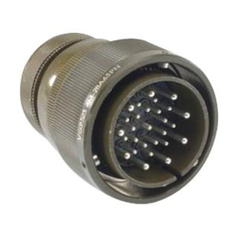 ITT Cannon CA3106E14S-7PF26F42 CA3106E14S-7PF26F42 Circular Connector CA Straight Plug 3 Contacts Solder Pin Threaded 14S-7