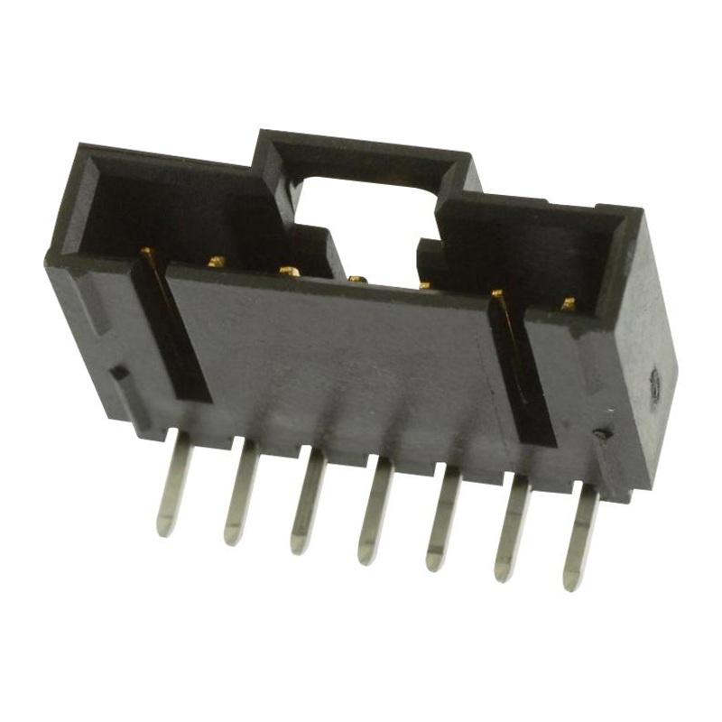 Molex 70553-0041 Pin Header Signal 2.54 mm 1 Rows 7 Contacts Through Hole Right Angle SL 70553