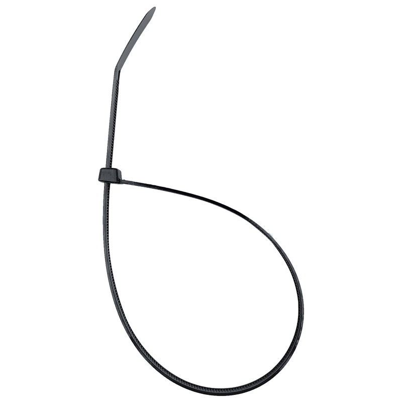 PRO Elec PEL01448 PEL01448 Cable Tie Non-Releasable Nylon 6.6 (Polyamide 6.6) Black 120 mm 4.6 26 50 lb