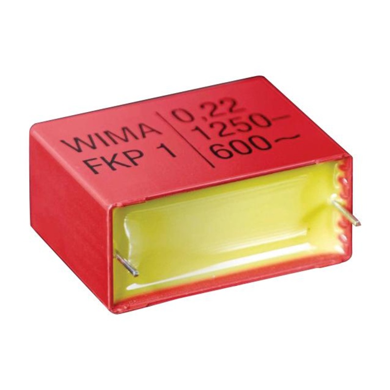 Wima FKP1Y022207E00KSSD FKP1Y022207E00KSSD General Purpose Film Capacitor Double Metallized PP Radial Box – 2 Pin 0.022 F  10% 700 V