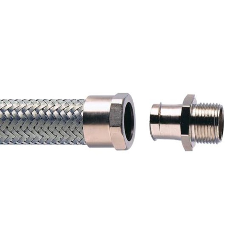 ABB – Adaptaflex S20/M20/A Conduit Connector Size 20mm Straight Brass Metallic IP40