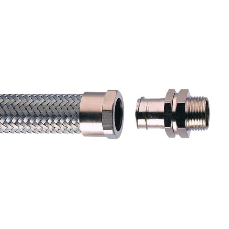 ABB – Adaptaflex S20/M20/B Conduit Connector Size 20mm Straight Brass Metallic IP40