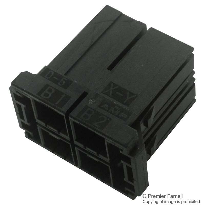AMP – TE Connectivity 3-917807-3 Connector Housing Dynamic D5200M Series Receptacle 6 Ways 10.16 mm