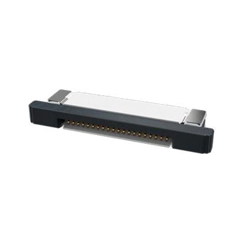 Amphenol Communications Solutions F32R-1A7H1-11050 F32R-1A7H1-11050 FFC / FPC Board Connector R/A ZIF 0.5 mm 50 Contacts Receptacle F32R Surface Mount Bottom