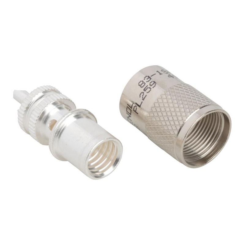 Amphenol RF 083-1SP Coax Conn UHF Plug 50 OHM Cable