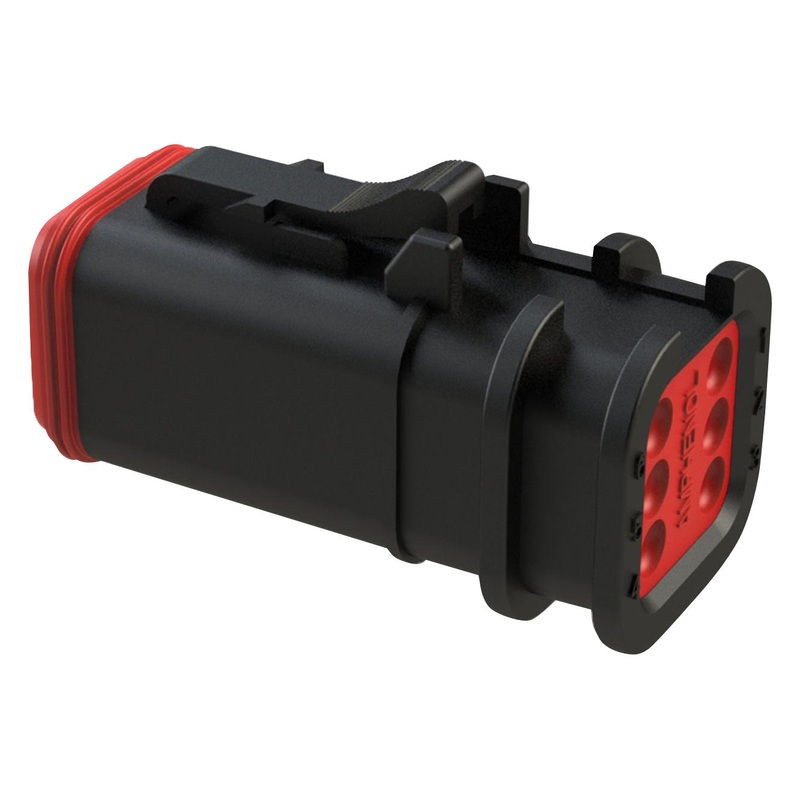 Amphenol SINE/TUCHEL AT06-6S-OMBLK Automotive Connector Housing AT Series Plug 6 Ways