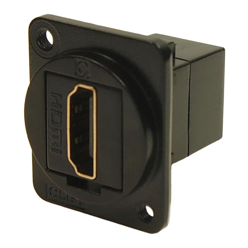 Cliff Electronic Components CP30200GM3B CP30200GM3B DVI to Hdmi Audio / Video Adapter M3 Hole Receptacle – Type A FT