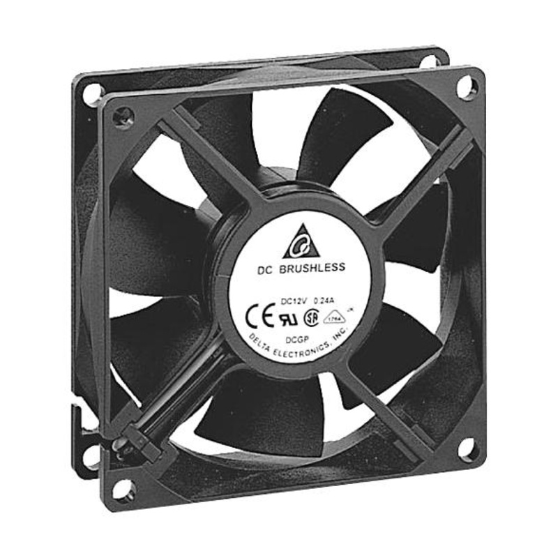 Delta Electronics AFB0812SH-F00 Axial FAN 80MM 12VDC 46.62CFM 40DBA