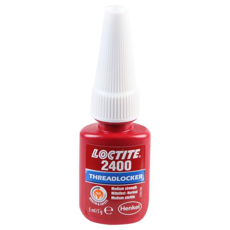 Loctite 2400 5ML Adhesive Acrylic Medium Strength Viscosity Blue Bottle 5 ml