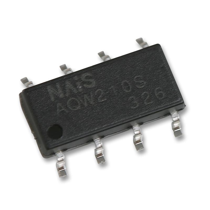 Panasonic AQW612S AQW612S Mosfet Relay SPST-NO (1 Form A) SPST-NC B) AC / DC 60 V 450 mA SOP-8 Surface Mount