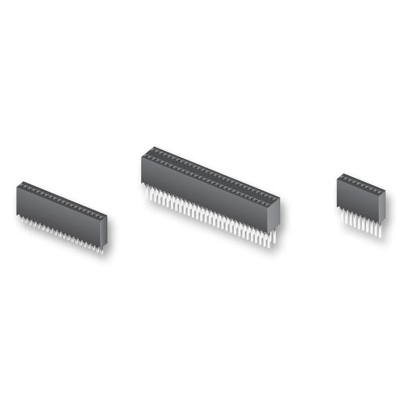 Samtec SMS-106-01-G-S . PCB Receptacle Board-to-Board 1.27 mm 1 Rows 6 Contacts Through Hole Mount