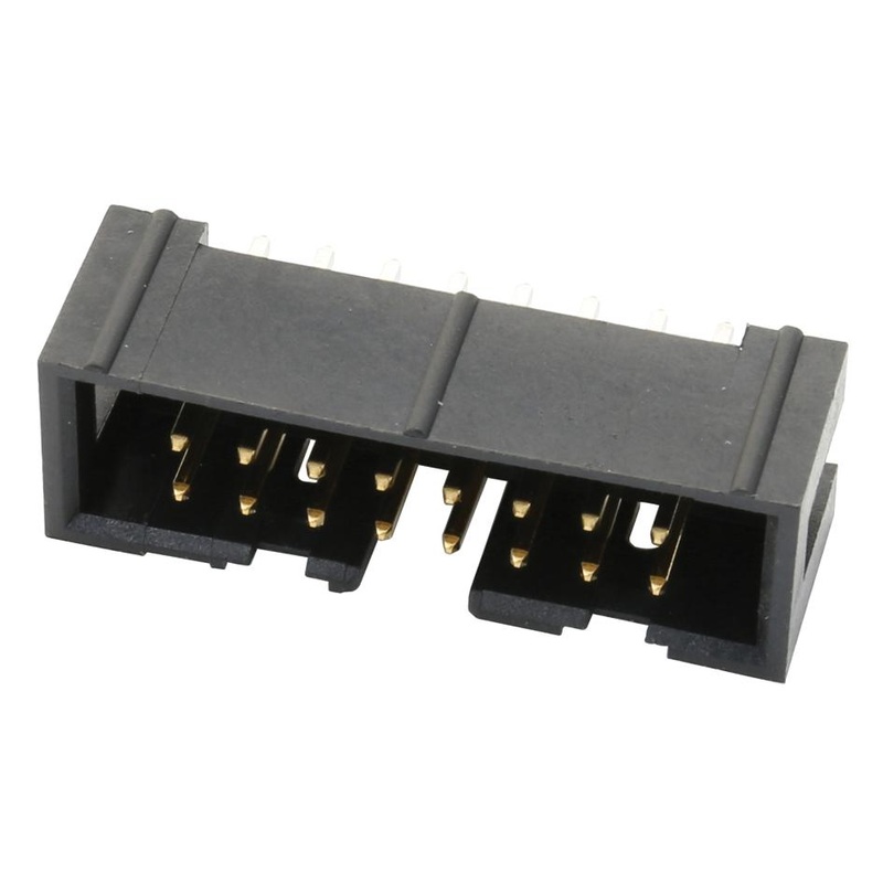 AMP – TE Connectivity 1761681-6 1761681-6 Pin Header Wire-to-Board 2.54 mm 2 Rows 16 Contacts Through Hole Straight AMP-LATCH
