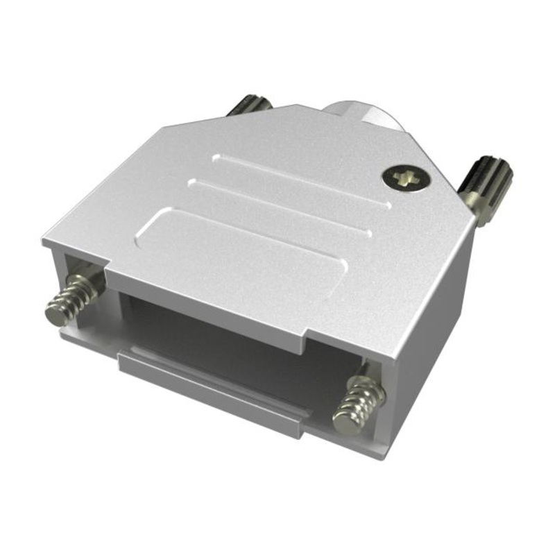 Amphenol Communications Solutions 8655AMET1A11KLF 8655AMET1A11KLF D Sub Backshell DE 180 Metal Body