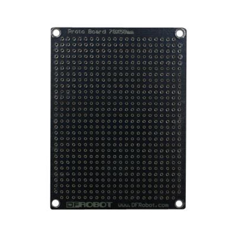 Dfrobot FIT0099 FIT0099 Prototype Board Single Side 58 mm x 78 2  Breadboard / Solderless