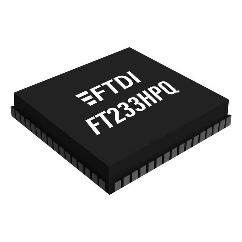 Ftdi FT233HPQ-TRAY Interface Bridges USB to UART/FIFO 1.08 V 1.32 QFN 64 Pins -40 C