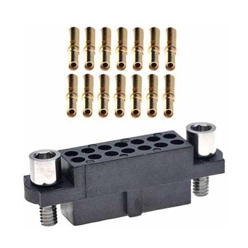 Harwin M80-4801042 Rectangular Connector Datamate J-Tek M80 10 Contacts Receptacle 2 mm Crimp Row
