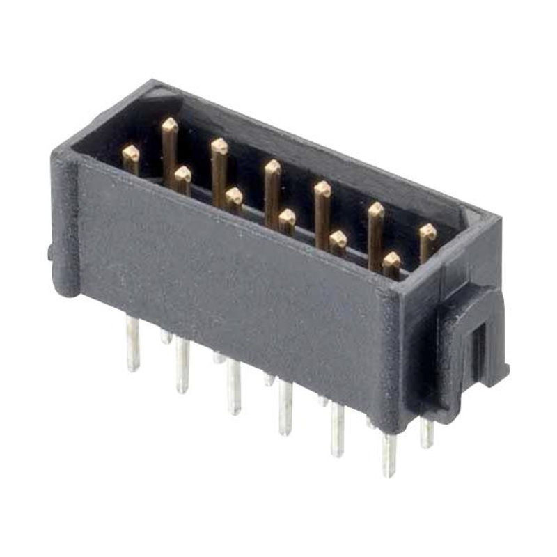 Harwin M80-8541442 Pin Header Vertical Board-to-Board Wire-to-Board 2 mm Rows 14 Contacts