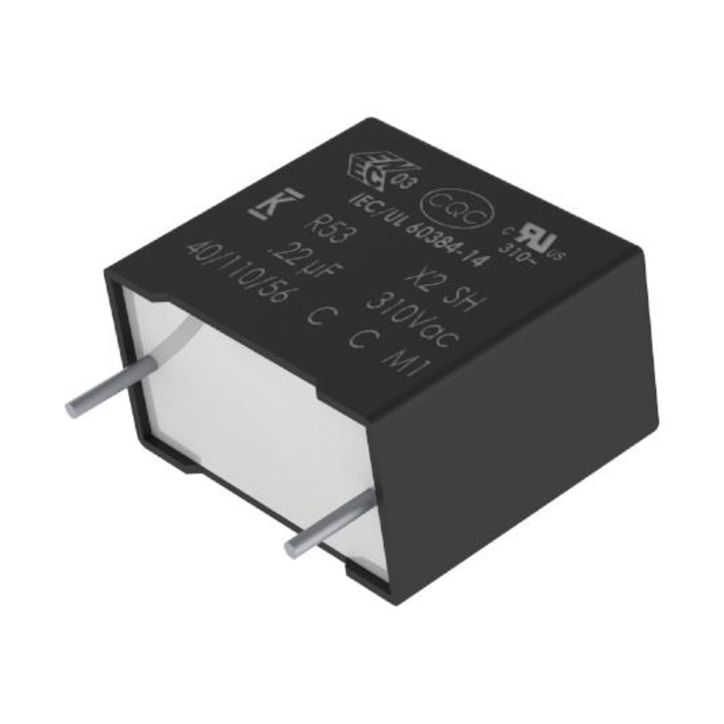 Kemet R533I382050P0M R533I382050P0M Safety Capacitor Metallized PP Radial Box – 2 Pin 0.82 F  20% X2 Through Hole