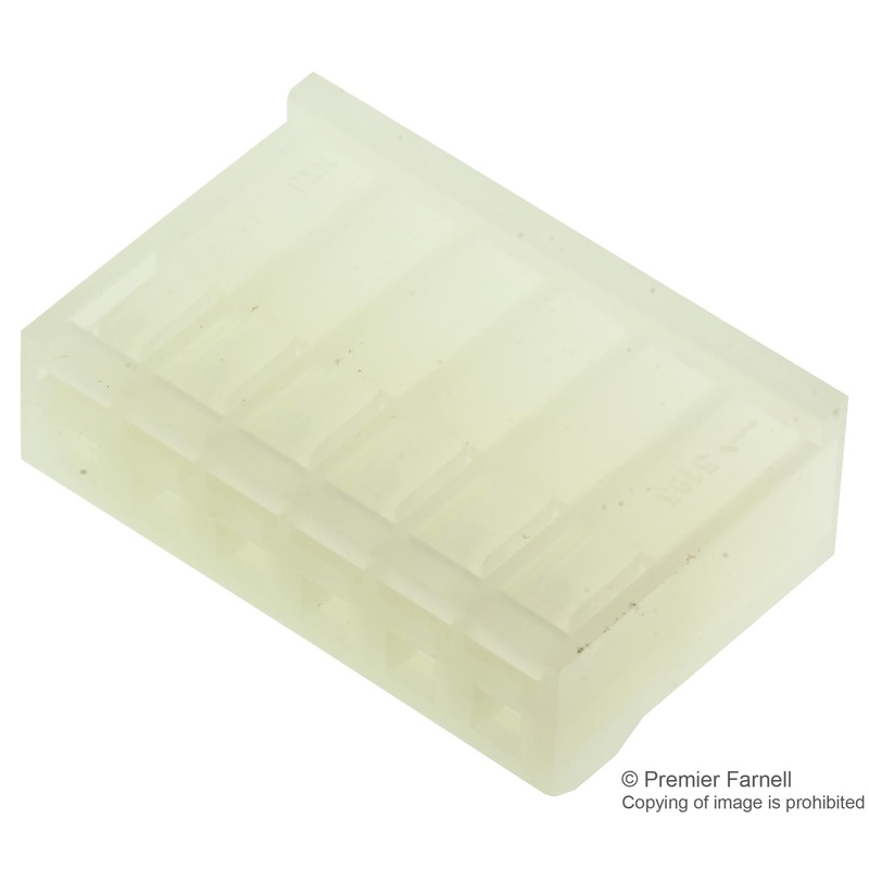 Molex 09-50-7041 09-50-7041 Connector Housing KK 396 2139 Receptacle 4 Ways 3.96 mm 2478 Series Contacts