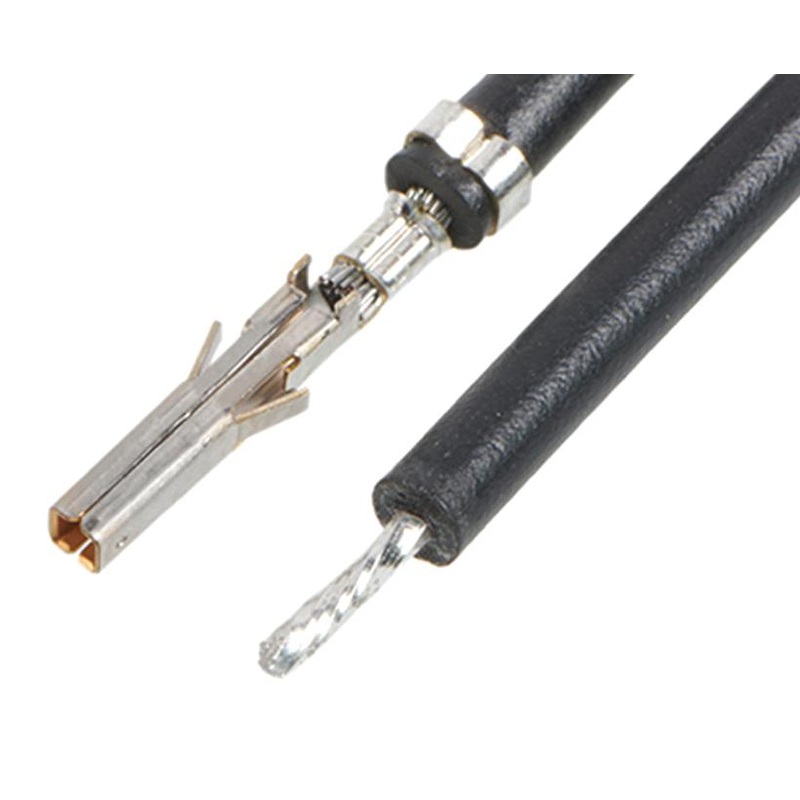 Molex 215341-1205 Cable Assembly Mini-Fit Jr. Crimp Socket to Free End 17.7  450 mm