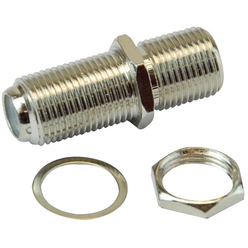 Multicomp PRO MC002856 MC002856 RF / Coaxial Adapter F Jack Straight Bulkhead