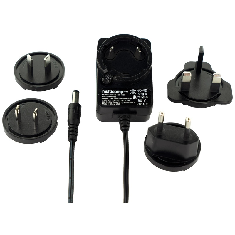 Multicomp PRO MP007766 MP007766 AC/DC Power Supply ITE 1 Output 12 W 5 V 2 A