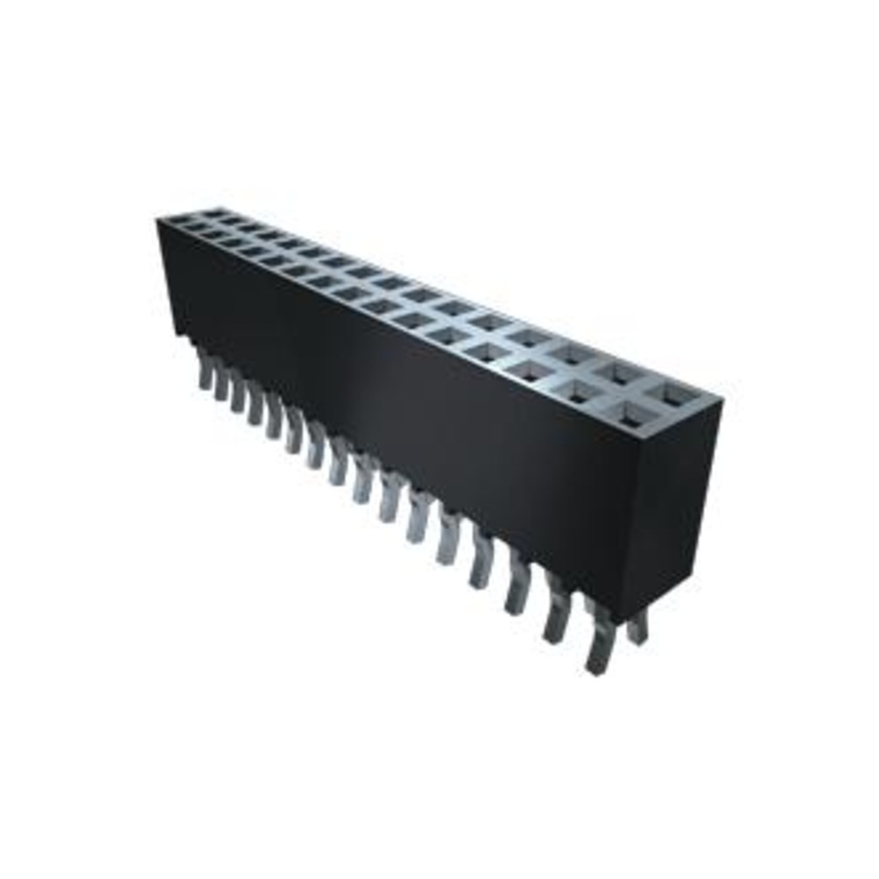 Samtec SSQ-113-01-G-D SSQ-113-01-G-D PCB Receptacle Board-to-Board 2.54 mm 2 Rows 26 Contacts Through Hole Mount SSQ