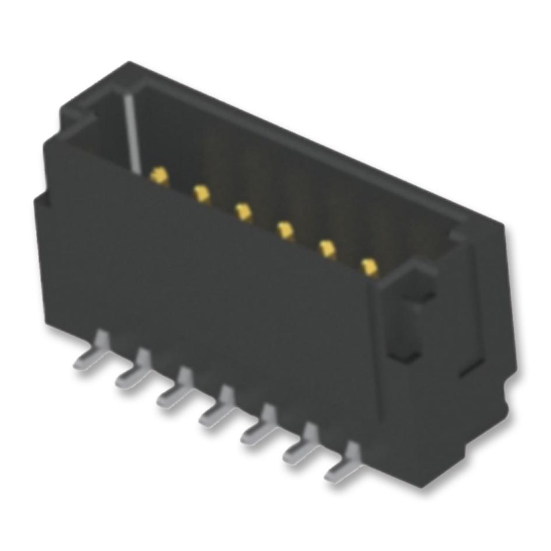 Samtec T1M-10-GF-DH Pin Header Wire-to-Board 1 mm 2 Rows 20 Contacts Surface Mount Right Angle T1M Series New