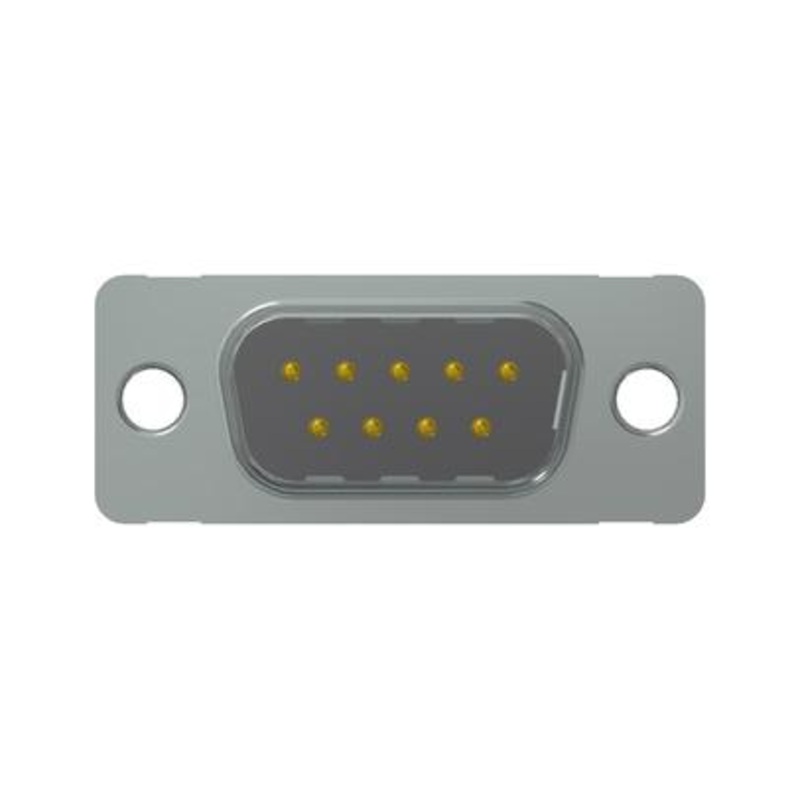 Amphenol Conec 163A11069X D Sub Connector Standard Plug 9 Contacts DE Solder Cup New