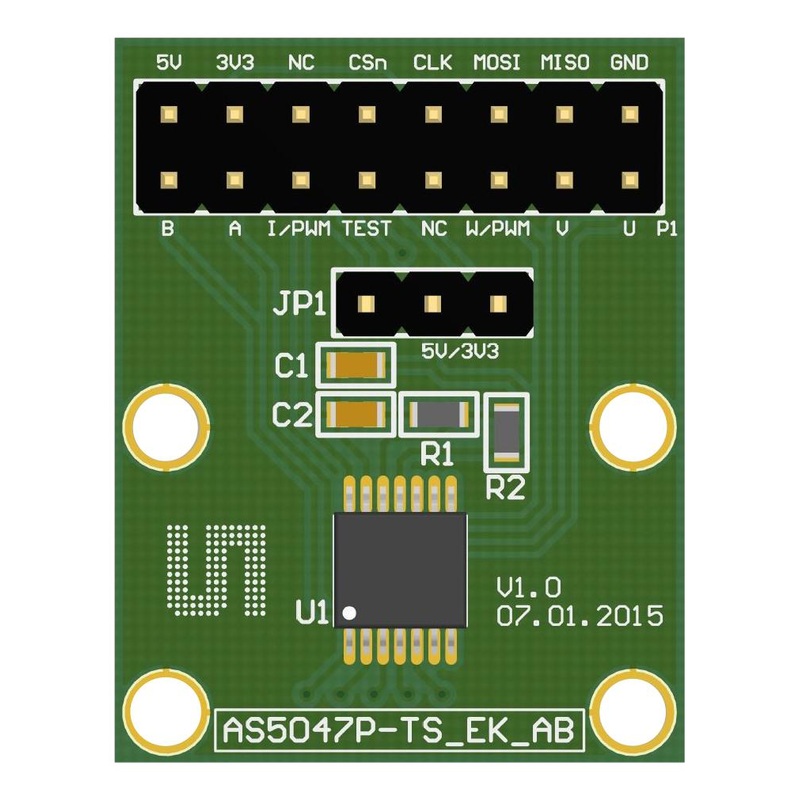 AMS OSRAM GROUP AS5047P-TS_EK_AB Adapter Board Kit, AS5047P, Magnetic Position Sensor