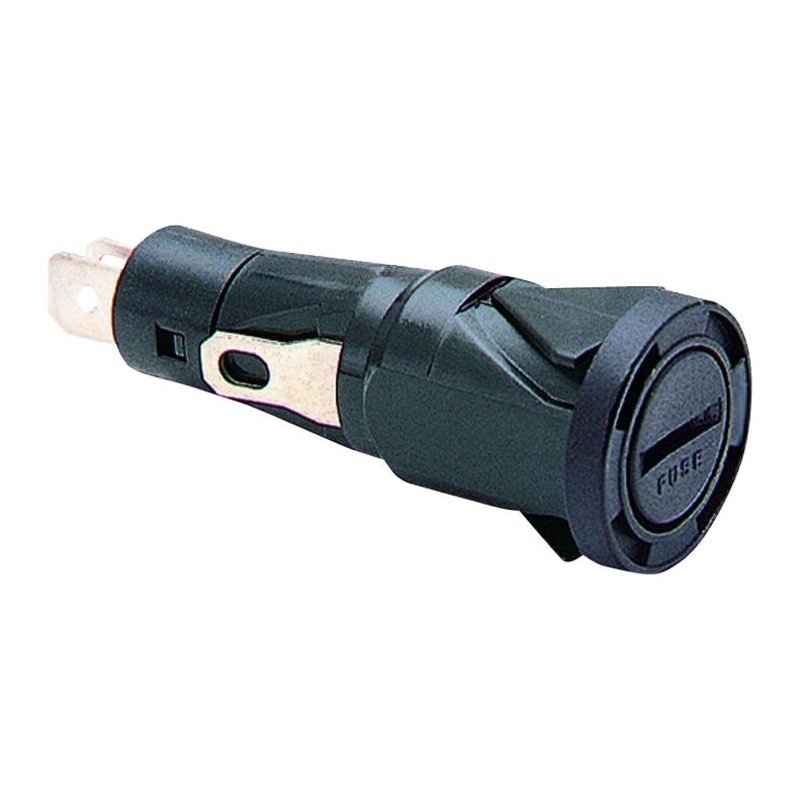 BULGIN LIMITED T0347RAAAA Cartridge Fuse Holder, 1 Fuse, 16 A, 250 VAC, 6.3mm x 32mm, Solder Lug