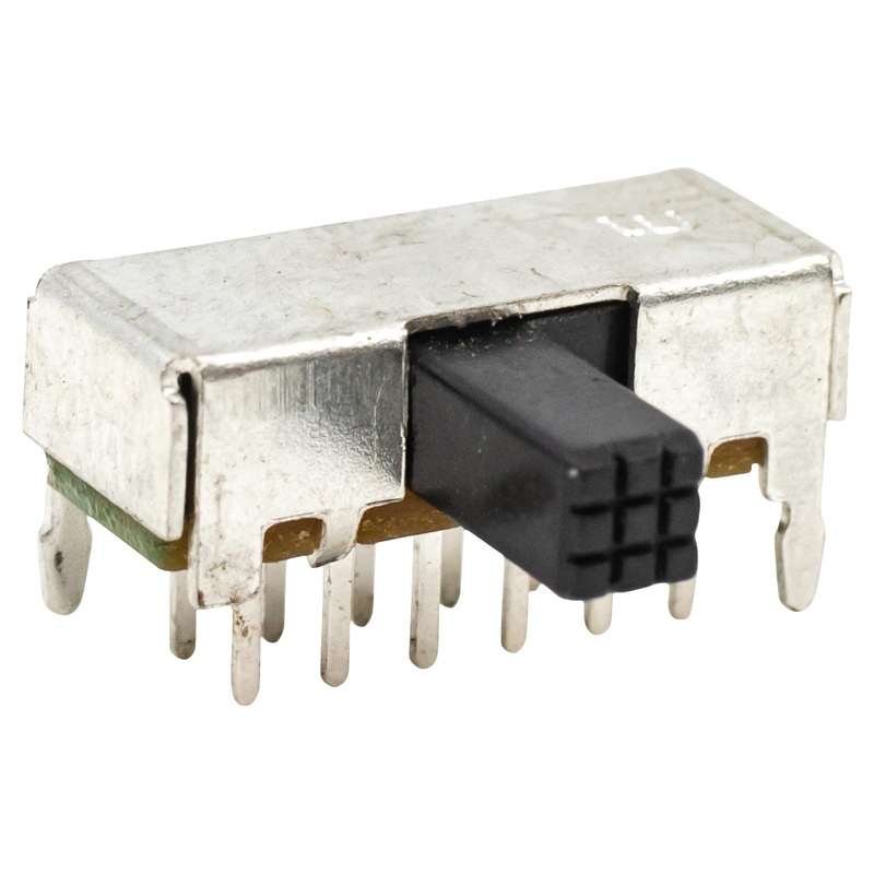 E-SWITCH EG4208A Slide Switch 4PDT Through Hole New