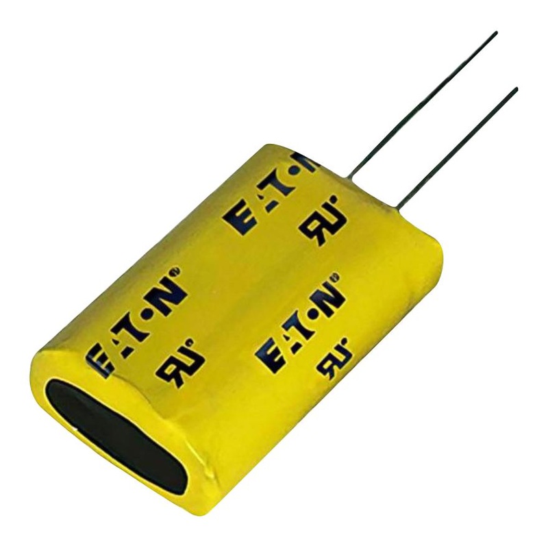 Eaton Bussmann PTV-6R0H505-R PTV-6R0H505-R Supercapacitor 5 F 6 V Radial Leaded -10% +30% 5.3 mm 1000 Hours @ 65C New
