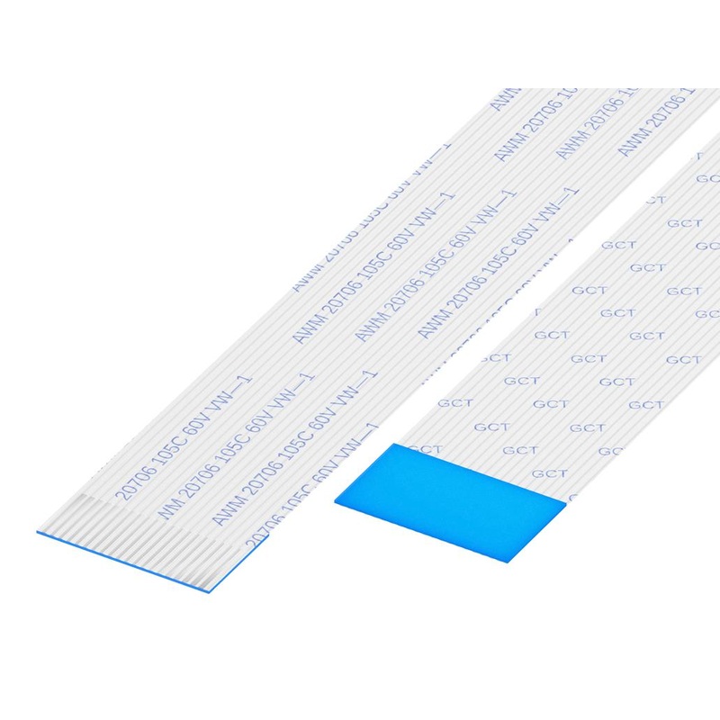 GCT (GLOBAL CONNECTOR TECHNOLOGY) 05-32-A-0050-A-4-06-4-T FFC / FPC Cable, 32 Core, 0.5 mm, Same Sided Contacts, 1.97 , 50 mm, White