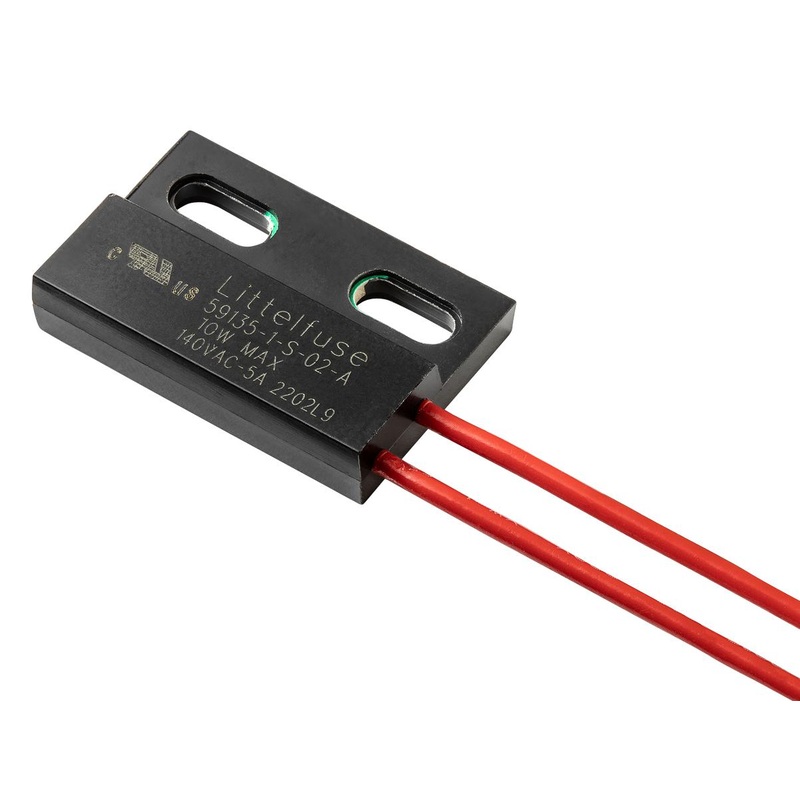 LITTELFUSE 59135-1-T-02-A Reed Sensor, SPST-NO, 17.1 mm, Flange, -40C to 150C, 59135 Series