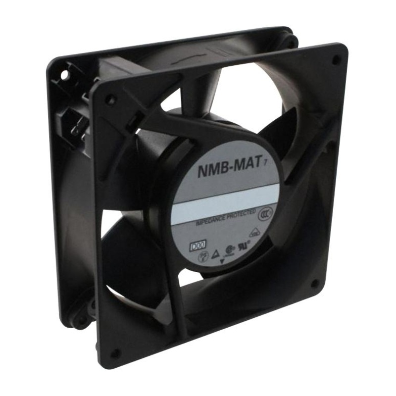 NMB TECHNOLOGIES 11938FB-B3N-EA-00 AC FAN, BALL, 119MM, 3100RPM, 230V/0.08A