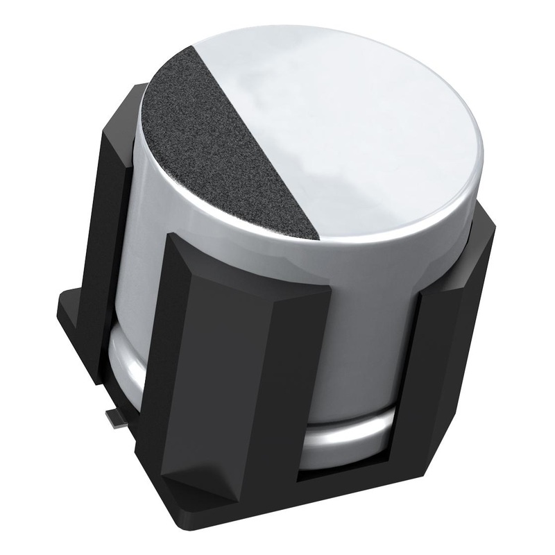 PANASONIC EEEFN1J121UV SMD Aluminium Electrolytic Capacitor, Vibration-Proof, Radial Can – SMD, 120 F, 63 V, 0.35 ohm