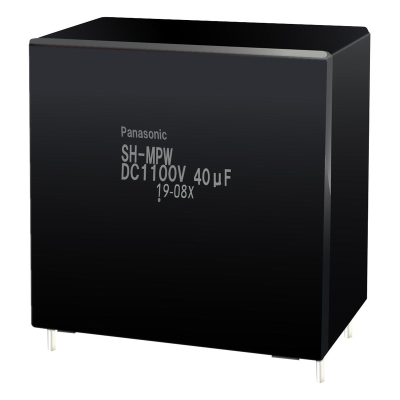 PANASONIC EZPV1A186MTT Power Film Capacitor, Metallized PP, Radial Box – 4 Pin, 18 F,  10%, DC Link, Through Hole