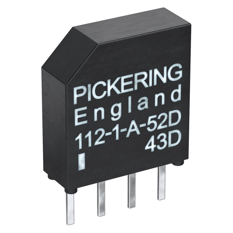 Pickering 112-1-A-12/2D 112-1-A-12/2D Reed Relay SPST-NO 12 V 112 Series Through Hole 750 ohm 500 mA