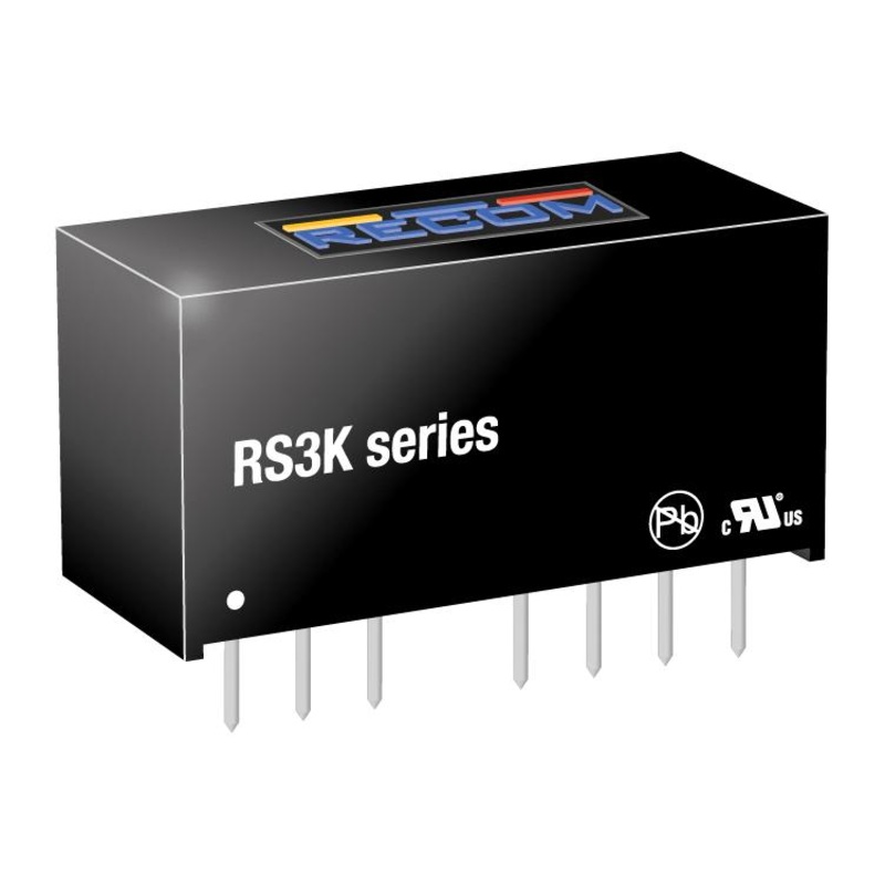Recom Power RS3K-2424SZ/H3 RS3K-2424SZ/H3 Isolated Through Hole DC/DC Converter ITE 4:1 3 W 1 Output 24 V 125 mA New