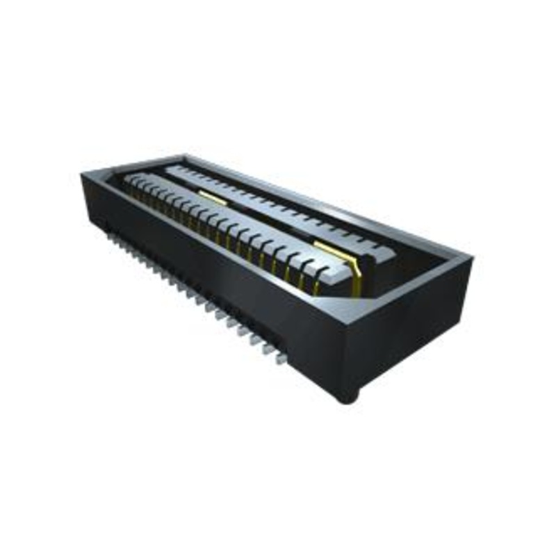 Samtec QSE-020-01-L-D-A-K QSE-020-01-L-D-A-K Mezzanine Connector Receptacle 0.8 mm 2 Rows 40 Contacts Surface Mount Phosphor Bronze