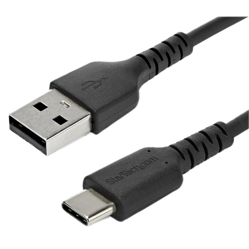 Startech RUSB2AC1MB USB Cable Type A Plug to C 1 m 3.28 ft 2.0 Black